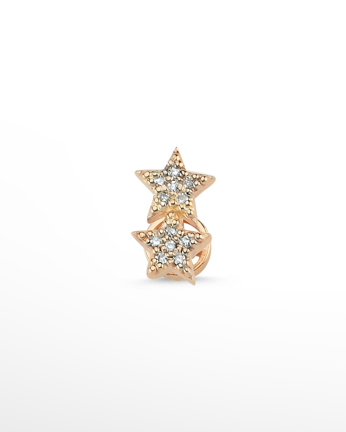 |0,03 Karat| 14 Ayar Altın Pırlanta Tragus