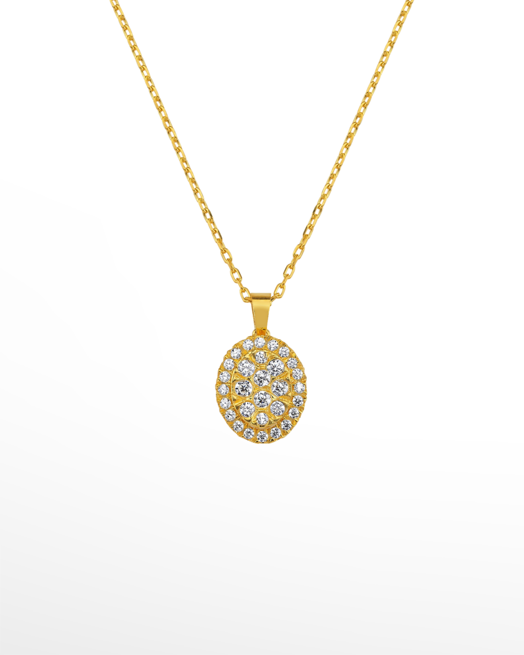 |0,32 Karat| 14 Ayar Gold Altın Pırlanta Kolye