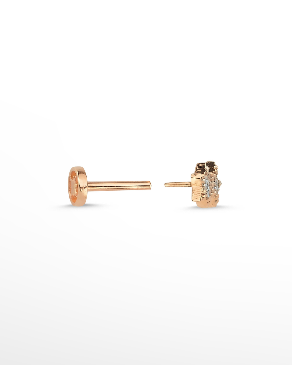 |0,03 Karat| 14 Ayar Altın Pırlanta Tragus