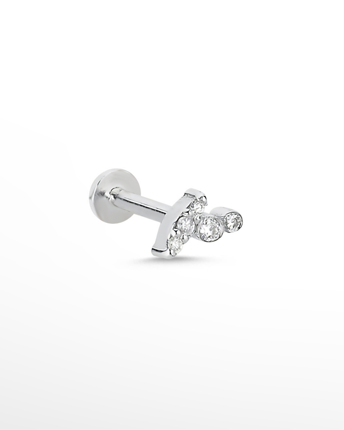 |0,03 Karat| 14 Ayar Altın Pırlanta Tragus