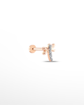 |0,03 Karat| 14 Ayar Altın Pırlanta Tragus