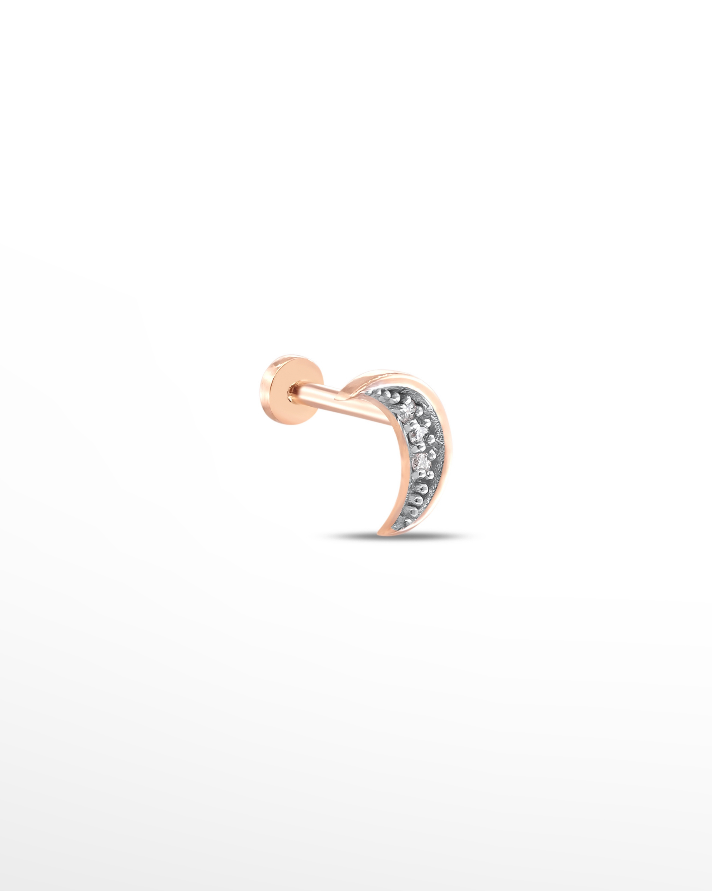 |0,02 Karat| 14 Ayar Altın Pırlanta Tragus