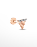 |0,03 Karat| 14 Ayar Altın Pırlanta Tragus